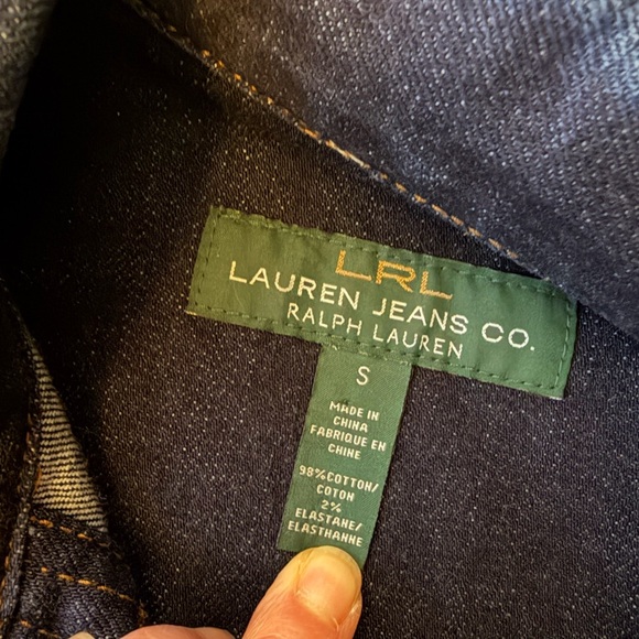 Ralph Lauren Dark Blue Denim Women’s Jean Jacket Sz-S. DD1 - Picture 6 of 10